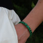 Bracelet - Candy Gem Heart Green - Shop LINNY CO
