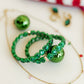 Bracelet - Candy Gem Heart Green - LINNY CO WholesaleBracelet