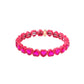 Bracelet - Candy Gem Heart Hot Pink - Shop LINNY CO