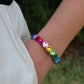 Bracelet - Candy Gem Heart Rainbow - LINNY CO WholesaleBracelet