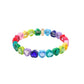 Bracelet - Candy Gem Heart Rainbow - LINNY CO WholesaleBracelet