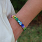 Bracelet - Candy Gem Heart Rainbow - LINNY CO WholesaleBracelet