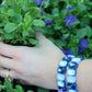 Bracelet - Candy Gem Oval Blue Multi - Shop LINNY CO