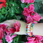 Bracelet - Candy Gem Oval Coral - Shop LINNY CO