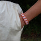 Bracelet - Candy Gem Oval Coral - LINNY CO WholesaleBracelet