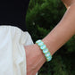 Bracelet - Candy Gem Oval Green - Shop LINNY CO