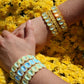 Bracelet - Candy Gem Oval Key Lime - Shop LINNY CO