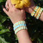 Bracelet - Candy Gem Oval Key Lime - Shop LINNY CO