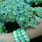Bracelet - Candy Gem Oval Mint - Shop LINNY CO