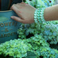 Bracelet - Candy Gem Oval Mint - Shop LINNY CO