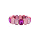 Bracelet - Candy Gem Oval Pink Multi - Shop LINNY CO
