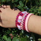 Bracelet - Candy Gem Oval Pink Multi - Shop LINNY CO