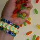 Bracelet - Candy Gem Oval Yellow - Shop LINNY CO