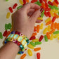 Bracelet - Candy Gem Oval Yellow - Shop LINNY CO