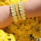 Bracelet - Candy Gem Oval Yellow - Shop LINNY CO