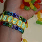 Bracelet - Candy Gem Oval Yellow - LINNY CO WholesaleBracelet