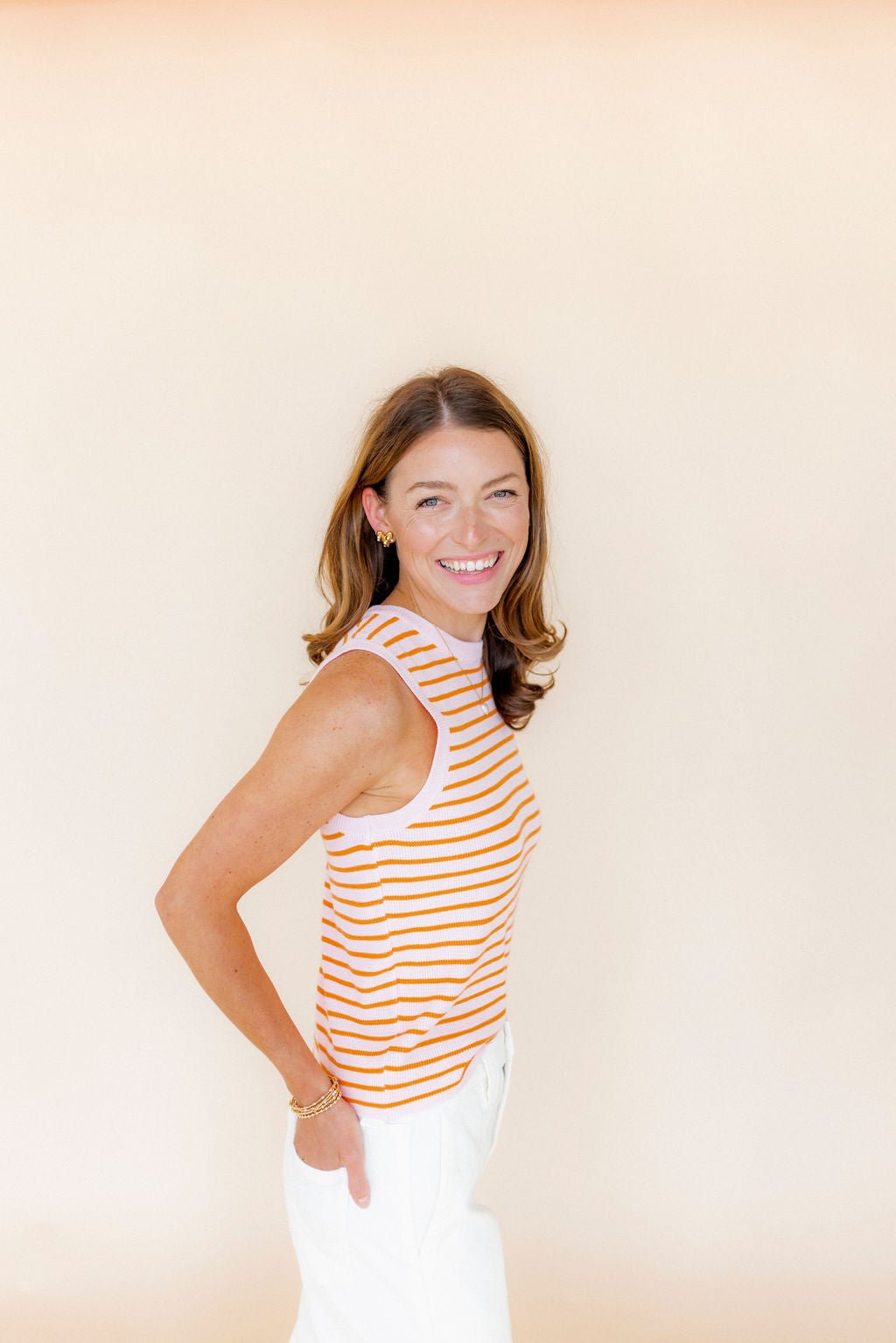 Bristol Heart Pearl Earrings - LINNY CO WholesaleMetals