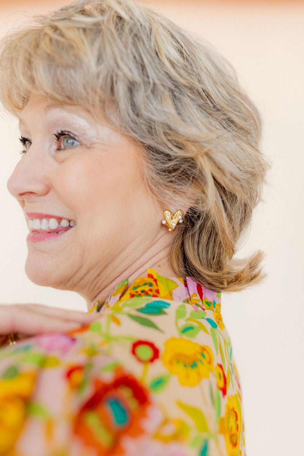 Bristol Heart Pearl Earrings - LINNY CO WholesaleMetals