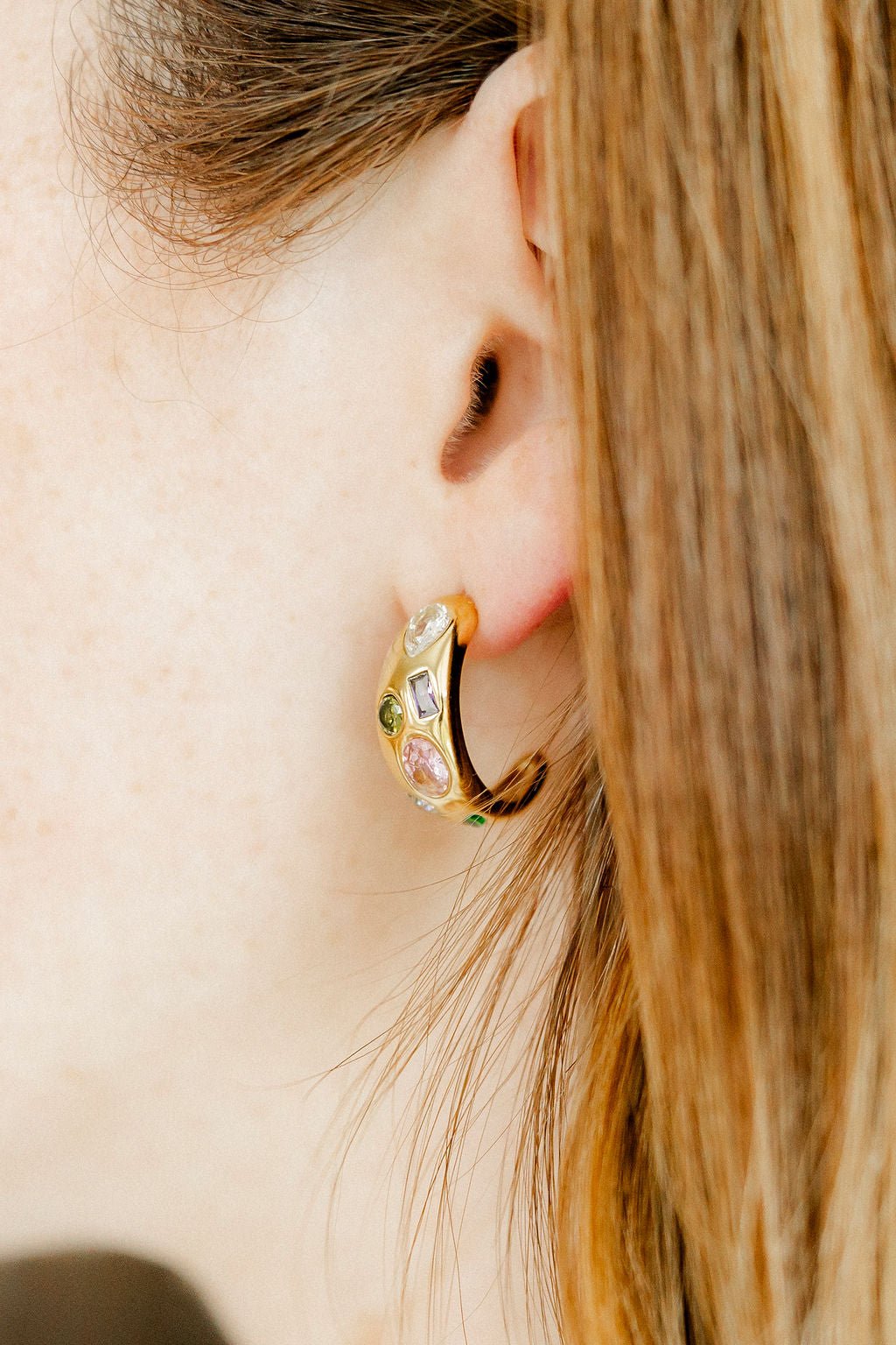 Britton Hoop Earrings - LINNY CO WholesaleMetals