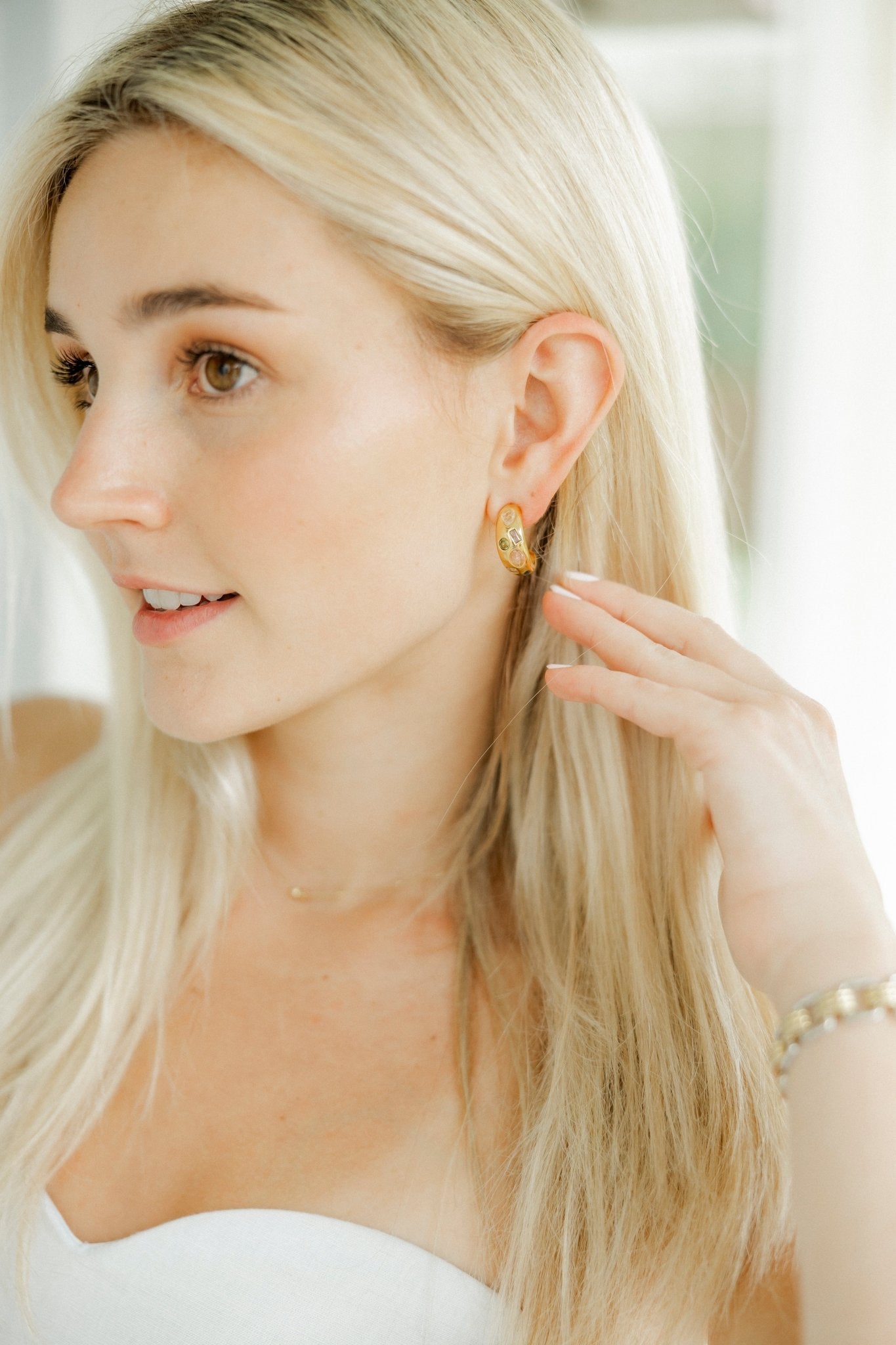 Britton Hoop Earrings - LINNY CO WholesaleMetals