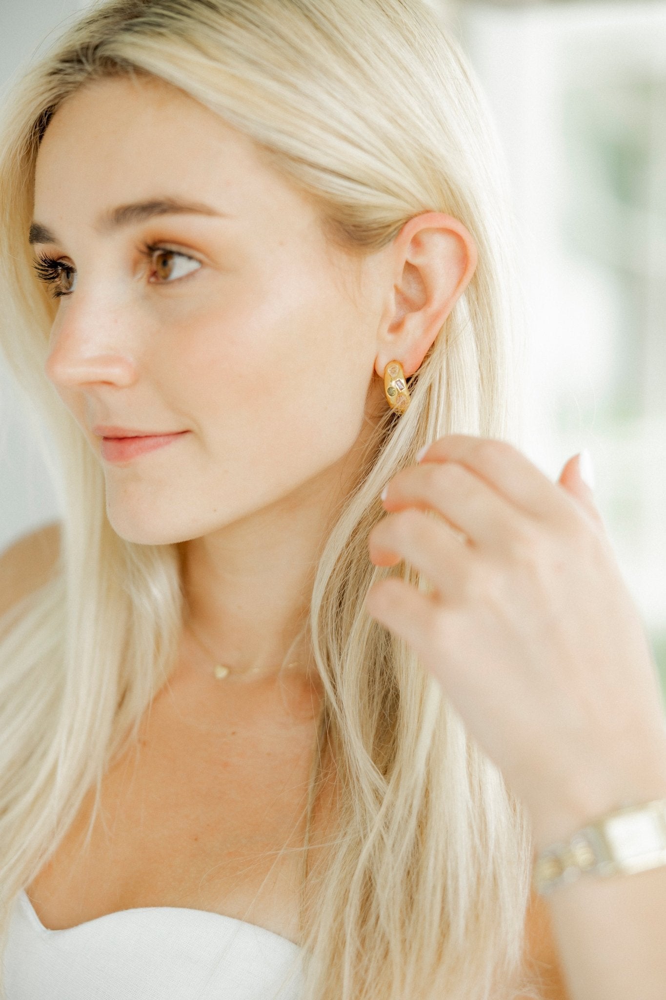 Britton Hoop Earrings - LINNY CO WholesaleMetals