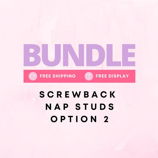 Bundle - Flat Back Studs - Option 2 - LINNY CO Wholesale