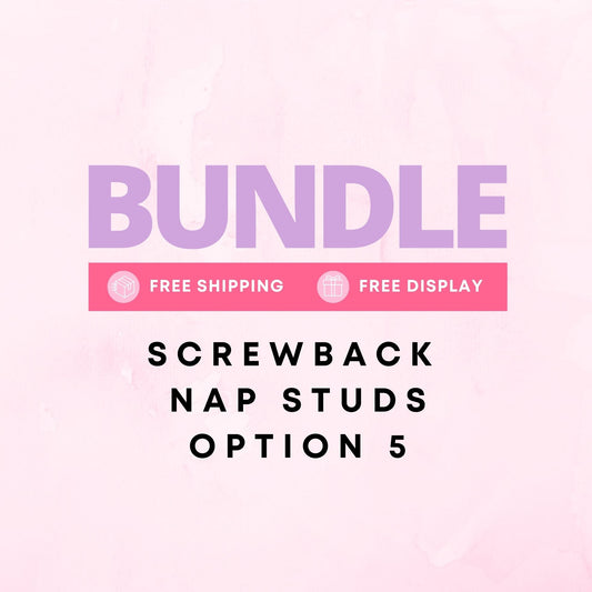 Bundle - Flat Back Studs - Option 5 (Luxe) - LINNY CO Wholesale