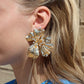 Capri Statement Earrings - Gold - LINNY CO WholesaleMetal