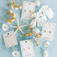 Capri Statement Earrings - White - LINNY CO WholesaleMetal