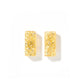 Caroline - Gold Glitter - Earrings - LINNY CO WholesaleAcetate