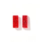 Caroline - Red Glitter - Earrings - LINNY CO WholesaleAcetate