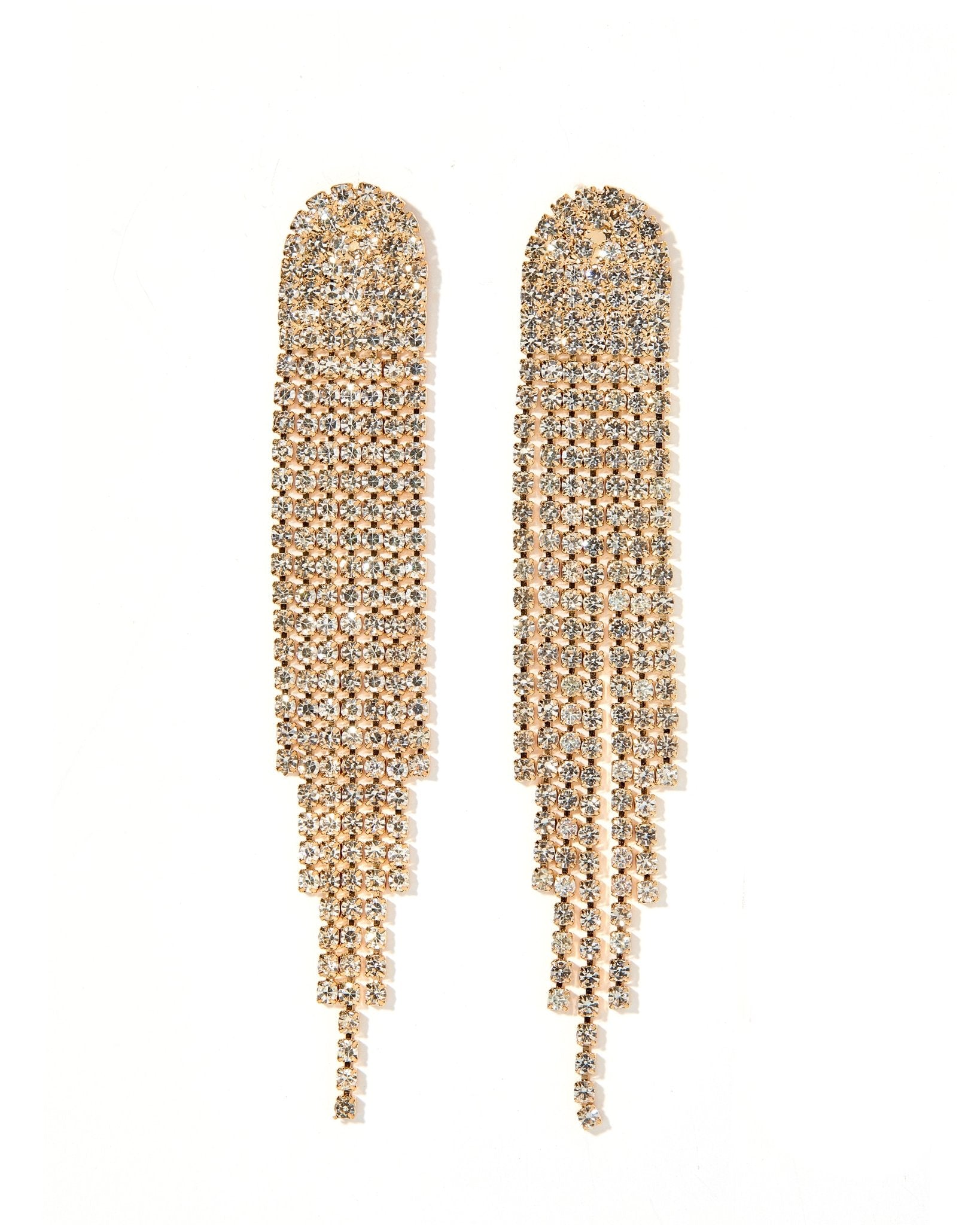 Carrie Statement Earrings - Gold - LINNY CO WholesaleMetals