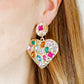 Cherie Heart Statement Earrings - LINNY CO WholesaleMetals