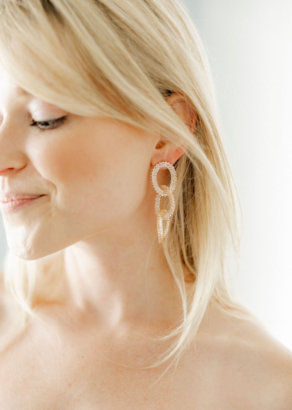 Courtney - Gold - Earrings - LINNY CO WholesaleMetals