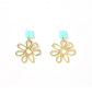 Daisy - Blue - Earrings - LINNY CO WholesaleAcetate
