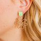 Daisy - Green - Earrings - LINNY CO WholesaleAcetate