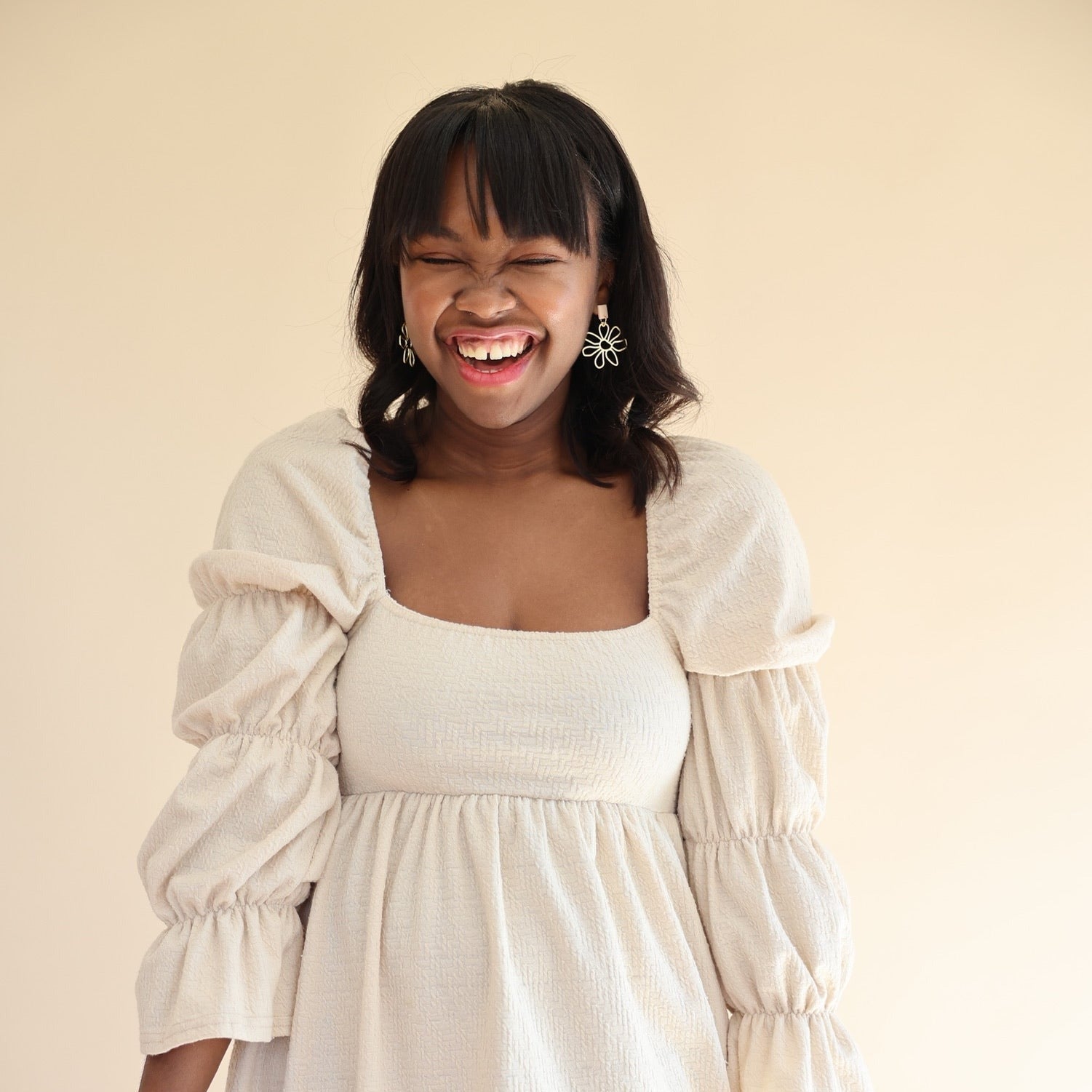 Daisy - Purple - Earrings - LINNY CO WholesaleAcetate