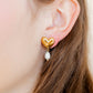 Dani Dangle Heart Earrings - LINNY CO WholesaleMetals