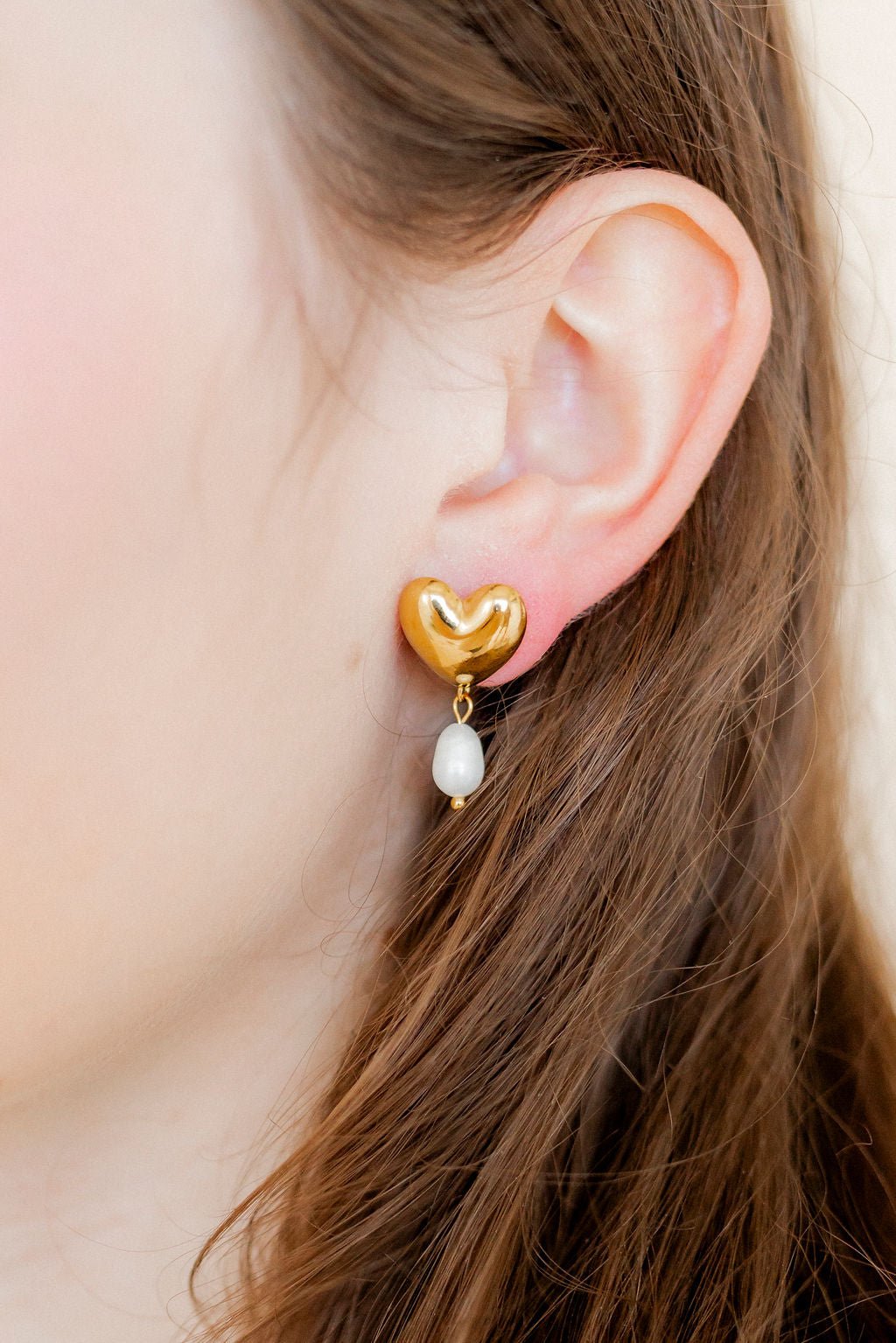 Dani Dangle Heart Earrings - LINNY CO WholesaleMetals