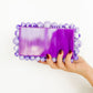 Daphne Clutch - Purple - LINNY CO WholesalePurse
