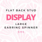Display - 48 Hook Flat Back Stud Spinner - $95 - LINNY CO Wholesale