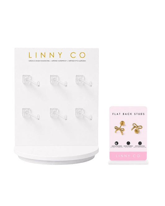 Display Bundle - 24 Hook Spinner Display and Counter Sign - $55 - LINNY CO Wholesale