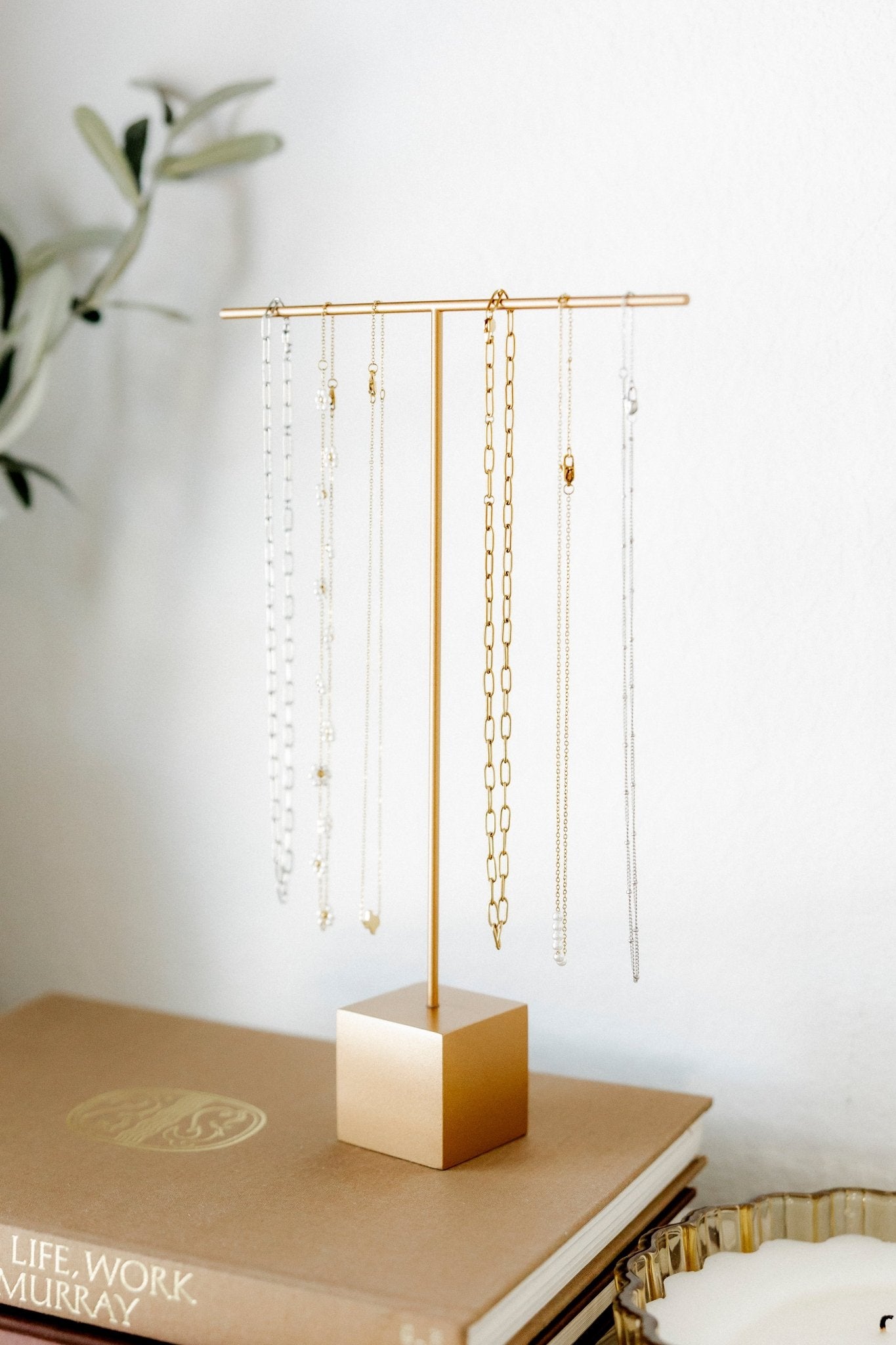 Display - Necklace T - Bar Fixture - $20 - LINNY CO Wholesale