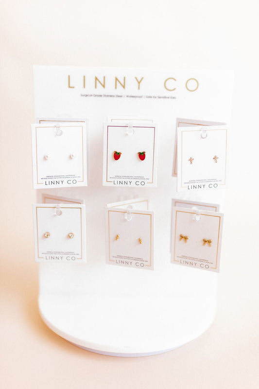 Display - Small Screwback Nap Stud Spinner - $35 - LINNY CO WholesaleJewelry Holders