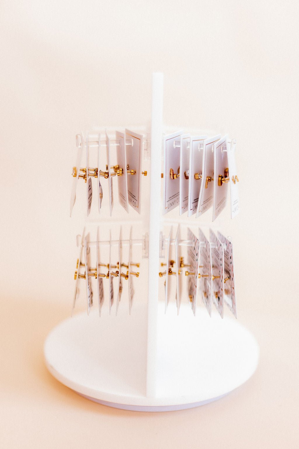 Display - Small Screwback Nap Stud Spinner - $35 - LINNY CO WholesaleJewelry Holders