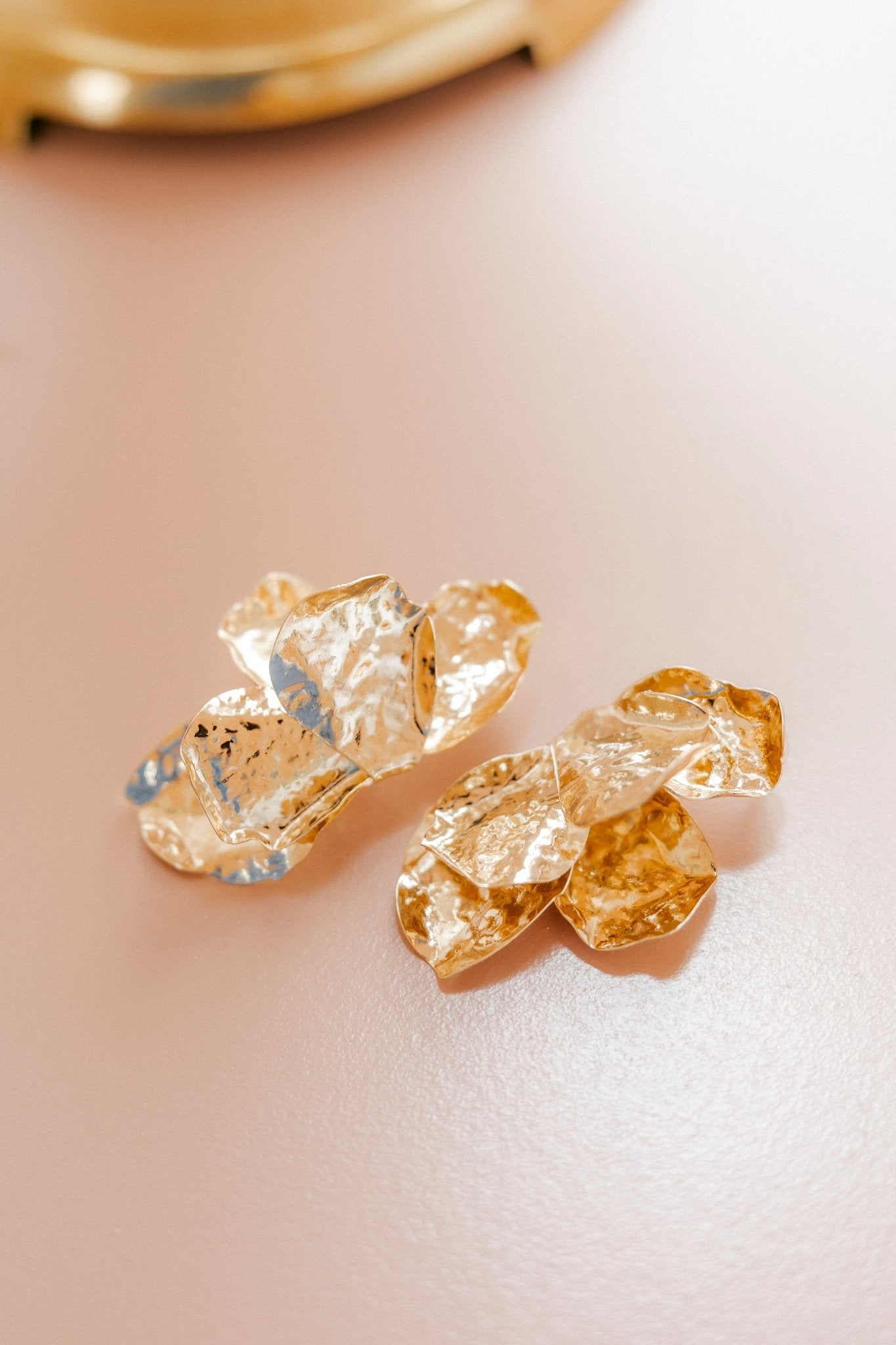 Eden Statement Earrings - Gold - LINNY CO WholesaleMetals