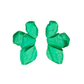 Eden Statement Earrings - Green - LINNY CO Wholesale