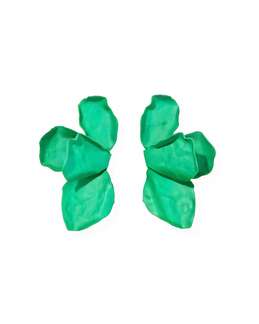 Eden Statement Earrings - Green - LINNY CO Wholesale