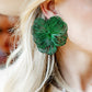 Erica Statement Earrings - Green - LINNY CO WholesaleMetal