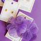 Erica Statement Earrings - Purple - LINNY CO WholesaleMetal